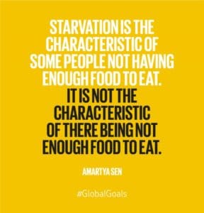 Global goals - zero hunger