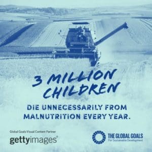 Zero hunger - 3 million children die every year